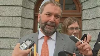 RAW: Mulcair had "no intention of running for Conservatives"