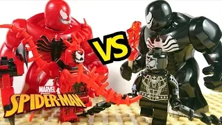 Comparison Lego Carnage VS Venom Unofficial Big Figure and Minifigure Collection