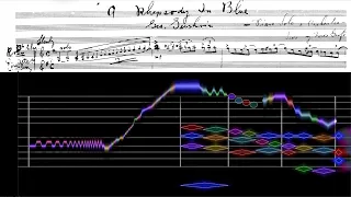 ANIMATED SCORE: Rhapsody In Blue (w/Gershwin on piano; first recording:1924)