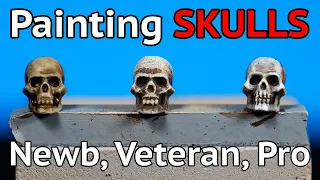 3 Styles of Painting Skulls for Newbs, Veterans and Pros