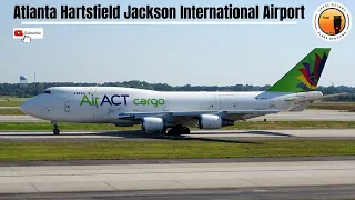 4K Plane Spotting Atlanta Hartsfield Jackson International Airport: The Worlds Busiest Airport
