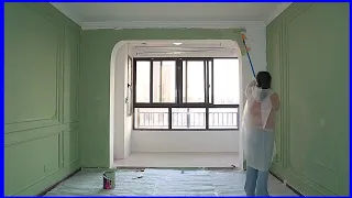 Talented young girl renovating & decorating 2 wonderful apartments