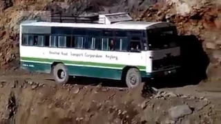 World's Most Dangerous Roads! HRTC bus on Chamba Killar Route