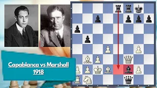 Novelty Gift || Capablanca vs Marshall || 1918