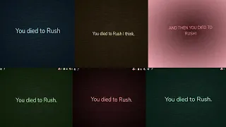 All Guiding Light Reaction to Rush Death (most custom)