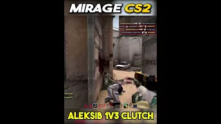 Aleksib 1v3 Clutch on Dust2 - Aug 12, 2023