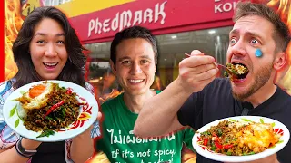 We tried the SPICIEST FOOD at MARK WIENS' Restaurant in Bangkok, Thailand!