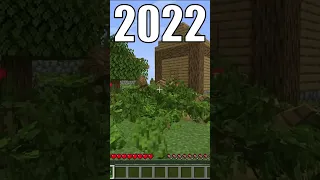 Minecraft physics in 2012 vs 2022 vs 2032 vs 2042 vs 2052 #shorts