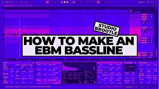 How to Make an EBM Bassline (like Nitzer Ebb, Phase Fatale etc, with free Ableton file to download)