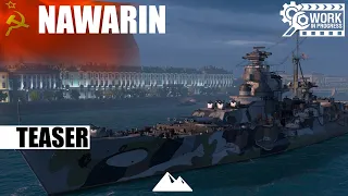 NAWARIN, die russische Sekundärabnormität? - World of Warships | [Replay] [Deutsch] [60fps]