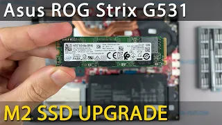 Asus ROG Strix G531 How to install M2 SSD upgrade