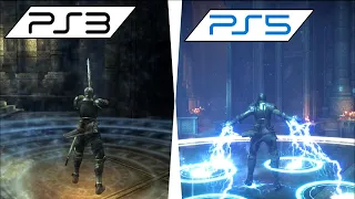 Demon's Souls All Magic, Miracles Comparison [PS3 vs PS5]