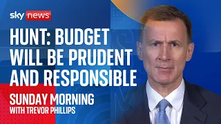 Chancellor Jeremy Hunt says Budget will be 'prudent and responsible'