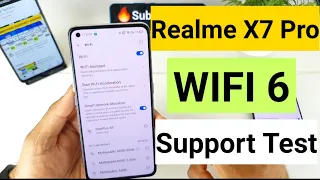 Realme x7 pro Wifi 6 support test is it present or not