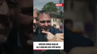 Küsser-König Babler als Liebling der SPÖ-Basis 😗 #shorts