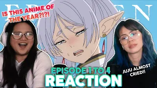 Watching FRIEREN for the first time! Episode 1 to 4 Reaction! Could this be the Anime of the Year?!