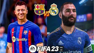 FIFA 23 - Real Madrid vs FC Barcelona - Santiago Bernabéu | PS5 HDR 4K 60 FPS