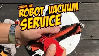 DIY Xiaomi Mi Robot Vacuum cleaning & service: Brushes and Filter Replacement