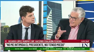 Ricardo López Murphy, sobre los dichos de Milei: "Hay problemas más importantes que agredirme a mí"