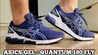 Review Tênis Asics Gel - Quantum 180 FLY Azul | Comprado Na Dafiti | Demonstração No Pé | On Feet