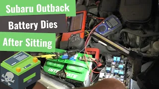 A Simple Subaru Battery Draw - Easy!