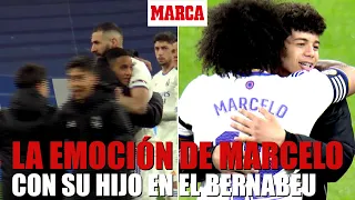 La emoción de Marcelo en el homenaje al Real Madrid Infantil por LaLiga Promises  I MARCA
