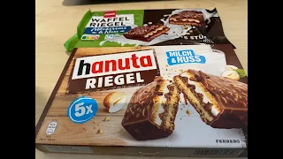 Hanuta Riegel vs. Waffel Riegel von Penny