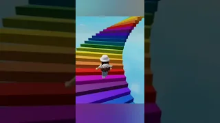 eu jogando parkour no Roblox 😘🥰😜😂