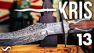 KRIS BLADE DAMASCUS DAGGER!!! Part 13 (FINISHED!!!)