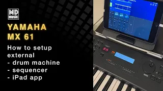 How to setup your drum machine or sequencer with your Yamaha MX61