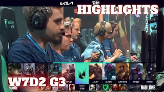 RGE vs MAD - Highlights | Week 7 Day 2 S11 LEC Summer 2021 | Rogue vs Mad Lions
