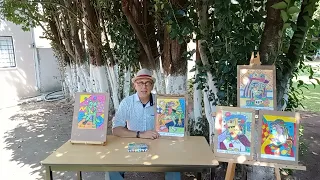 Artes lámina 27 pintura al estilo Picasso