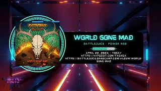 Battlejuice x Power Rob - World Gone Mad / RetroSynth Lazersteel #synthwave #shredwave  #retrosynth