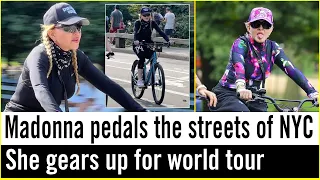 Madonna Cycles NYC Streets After Health Scare Ahead of World Tour