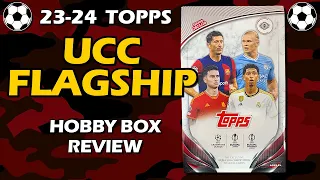 2023-24 Topps UCC Flagship Hobby Box Soccer Review