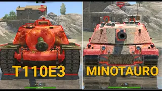 ЧТО ЛУЧШЕ MINOTAURO ИЛИ T110E3 TANKS BLITZ