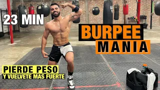 Cardio Hiit Burpee Mania (23 MIN) Quema Grasa y Vuélvete más Fuerte