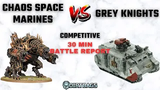 CSM vs Grey Knights Pre Nerf | Competitive Leviathan | Warhammer 40k Battle Report