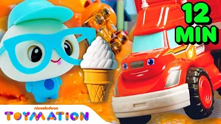 Truck Blaze Saves My Squishy Little Dumplings From SLIME EXPLOSION! | Toymation City