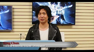 Sega's Judgment Launch Event at Game Realms with Greg Chun in Burbank California