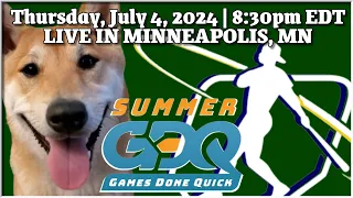 A Dog will SPEEDRUN SNES Griffey Baseball LIVE at Summer Games Doge Quick 2024