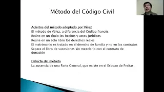 La codificación - Del Código Civil de Vélez al Código Civil y Comercial