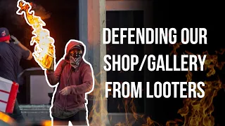 We Defended the Shop/Gallery from Looters after Protesting with BLM that same day! Our stance on BLM
