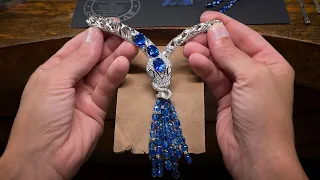 The Mediterranean Sapphire Serpenti necklace | Mediterranea High Jewelry Craftsmanship