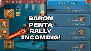 Burn To Win. This Is Such A Crazy Strategy! Baron Didn't See It Coming! Lords Mobile.