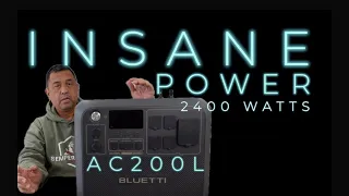 BLUETTI AC200L * INSANE POWER * DON'T GET STRANDED WITHOUT POWER