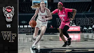 NC State vs. Wake Forest Women's Basketball Highlights (2020-21)