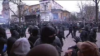 Krawalle bei Demonstrationen in Hamburg