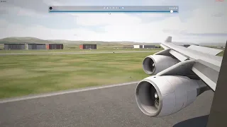 BOEING 747-400 BUTTER LANDING 2024 | X-PLANE 11 |1080p 60 FPS HQ VIDEO | PASSENGER WINDOW