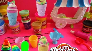 igracke od plastelina - SLADOLED ,  PLAY - DOH ice cream